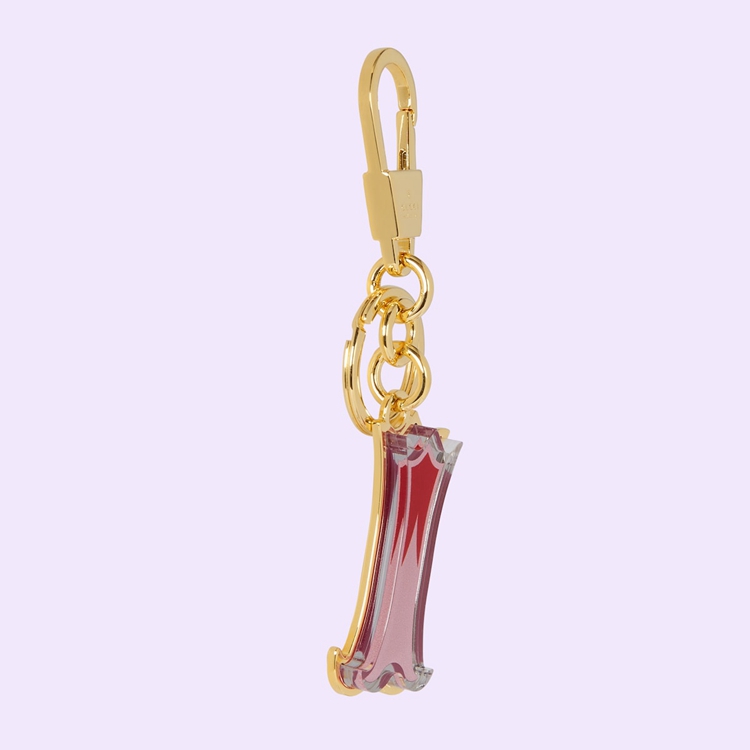 727974.JCFUG.8555.003.100.0000.Light Letter I Plexiglas keychain